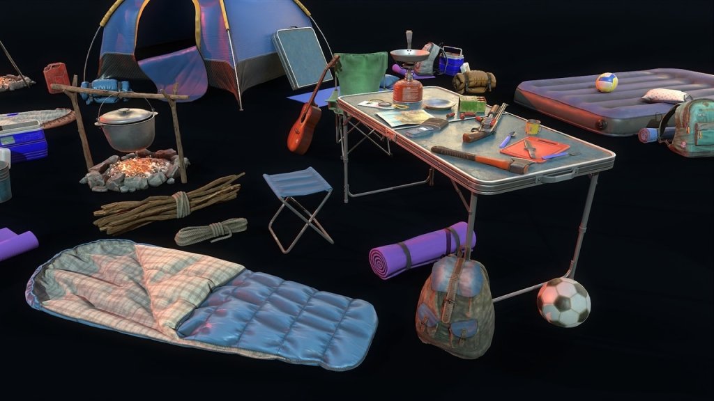 图片[1]-【UE虚幻资源】野外露营装备-Camping Equipment-IMAXCG