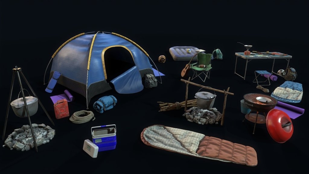 图片[3]-【UE虚幻资源】野外露营装备-Camping Equipment-IMAXCG