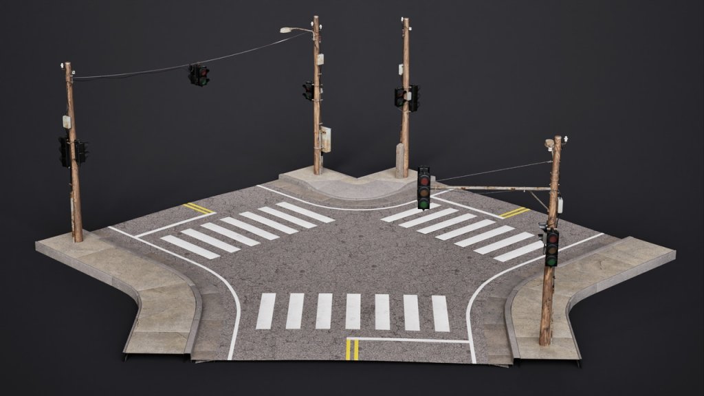 图片[7]-【UE虚幻资源】道路路口生成器-Crossroad Generator-IMAXCG