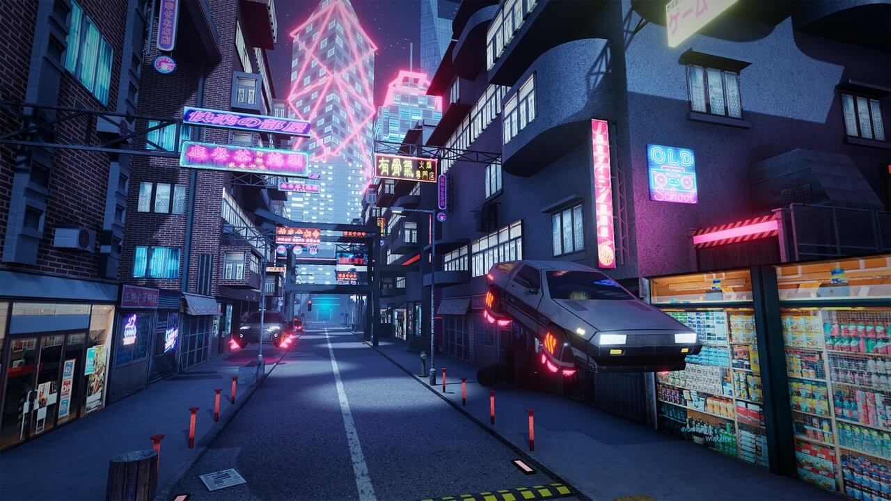【UE虚幻资源】赛博朋克城市 (移动VR版)-CyberPunk City Mobile and VR-IMAXCG
