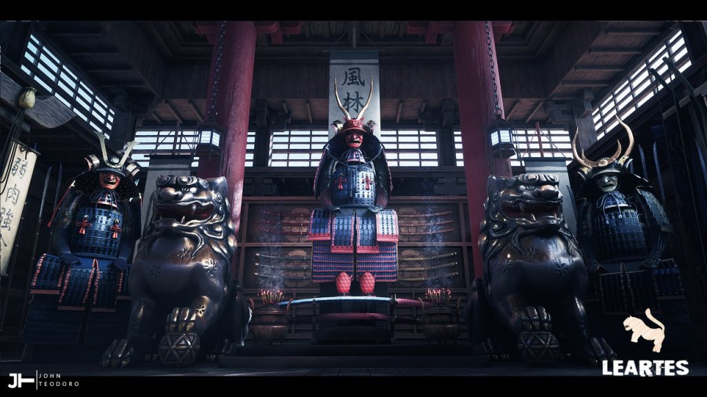 图片[2]-【UE虚幻资源】日本战国军事指挥部场景-Feudal Japan Warroom Environment ( Feudal Japan Warroom Feudal Japan Asian 3D )-IMAXCG