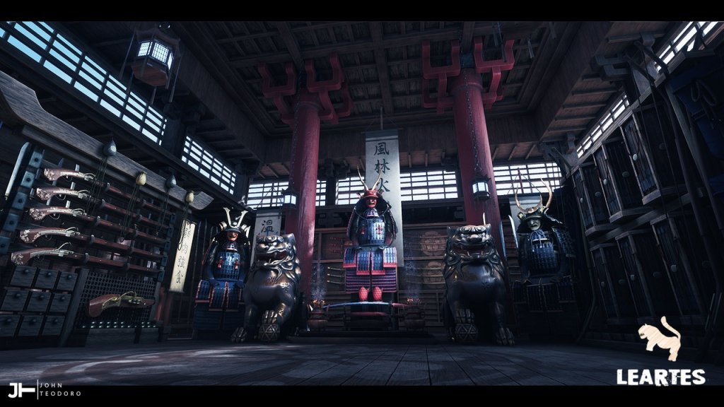 图片[4]-【UE虚幻资源】日本战国军事指挥部场景-Feudal Japan Warroom Environment ( Feudal Japan Warroom Feudal Japan Asian 3D )-IMAXCG