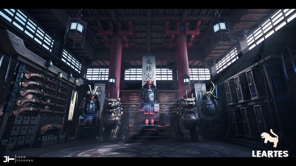 图片[5]-【UE虚幻资源】日本战国军事指挥部场景-Feudal Japan Warroom Environment ( Feudal Japan Warroom Feudal Japan Asian 3D )-IMAXCG