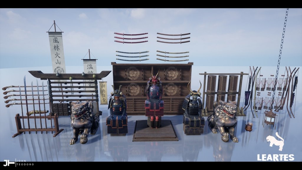 图片[8]-【UE虚幻资源】日本战国军事指挥部场景-Feudal Japan Warroom Environment ( Feudal Japan Warroom Feudal Japan Asian 3D )-IMAXCG