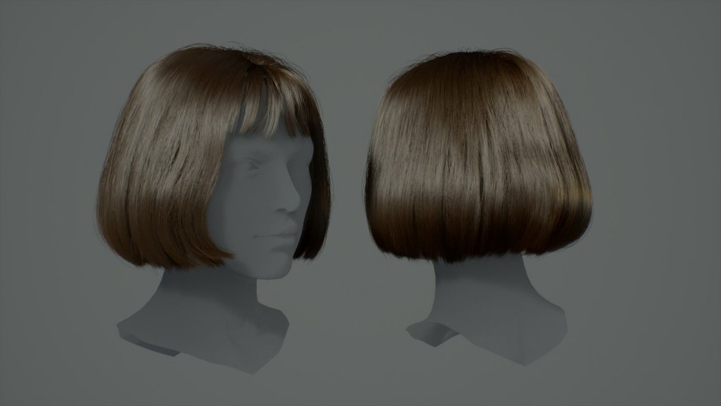 图片[1]-【UE虚幻资源】女性发型包-Hairstyles Pack: Female v03-IMAXCG