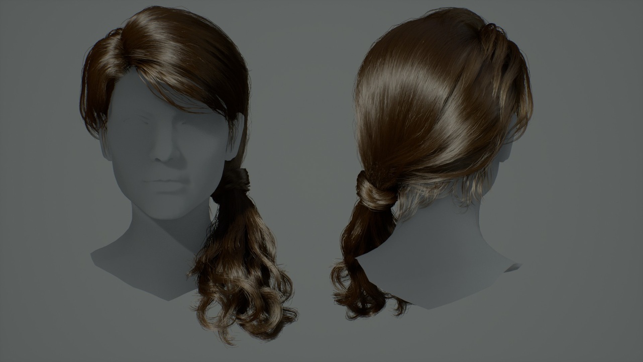 【UE虚幻资源】女性发型包-Hairstyles Pack: Female v03-IMAXCG