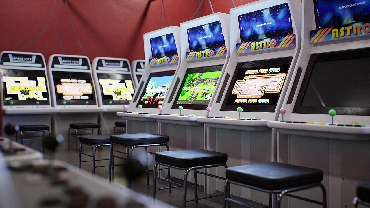【UE虚幻资源】日本街机厅场景与道具包-Japanese Arcade – Environment & Prop Pack-IMAXCG
