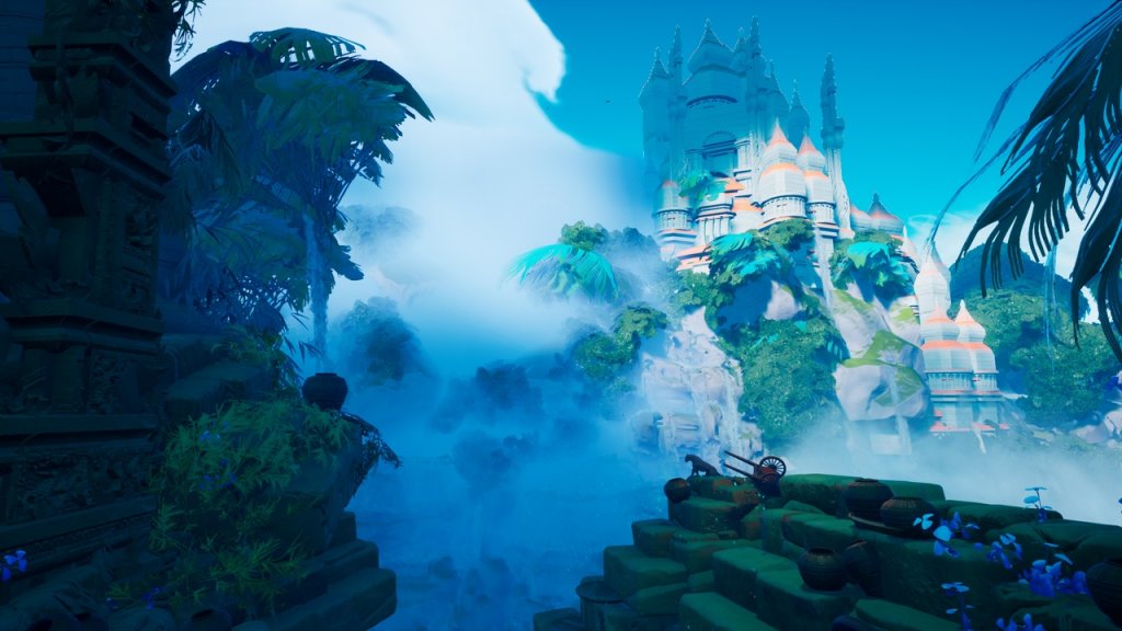 图片[1]-【UE虚幻资源】瀑布石窟寺庙资源包-Limestone Temple with Waterfalls Asset Pack-IMAXCG