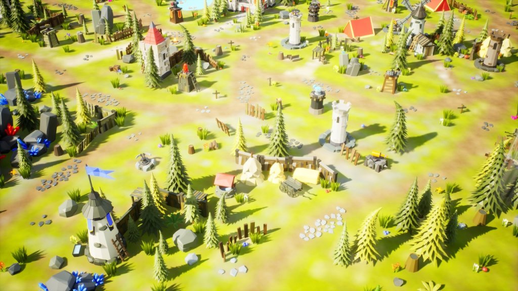 图片[1]-【UE虚幻资源】低模塔防游戏模板-Low Poly Tower Defense-IMAXCG