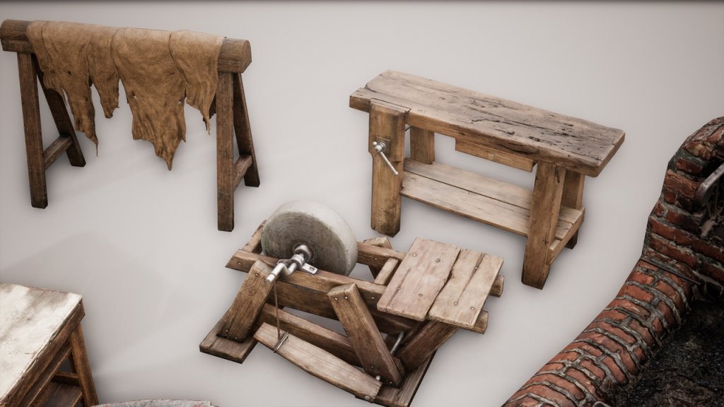 图片[5]-【UE虚幻资源】中世纪工匠工具-Medieval VOL.7 – Craftsman Tools-IMAXCG