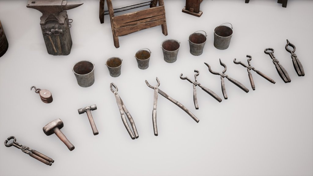 图片[6]-【UE虚幻资源】中世纪工匠工具-Medieval VOL.7 – Craftsman Tools-IMAXCG