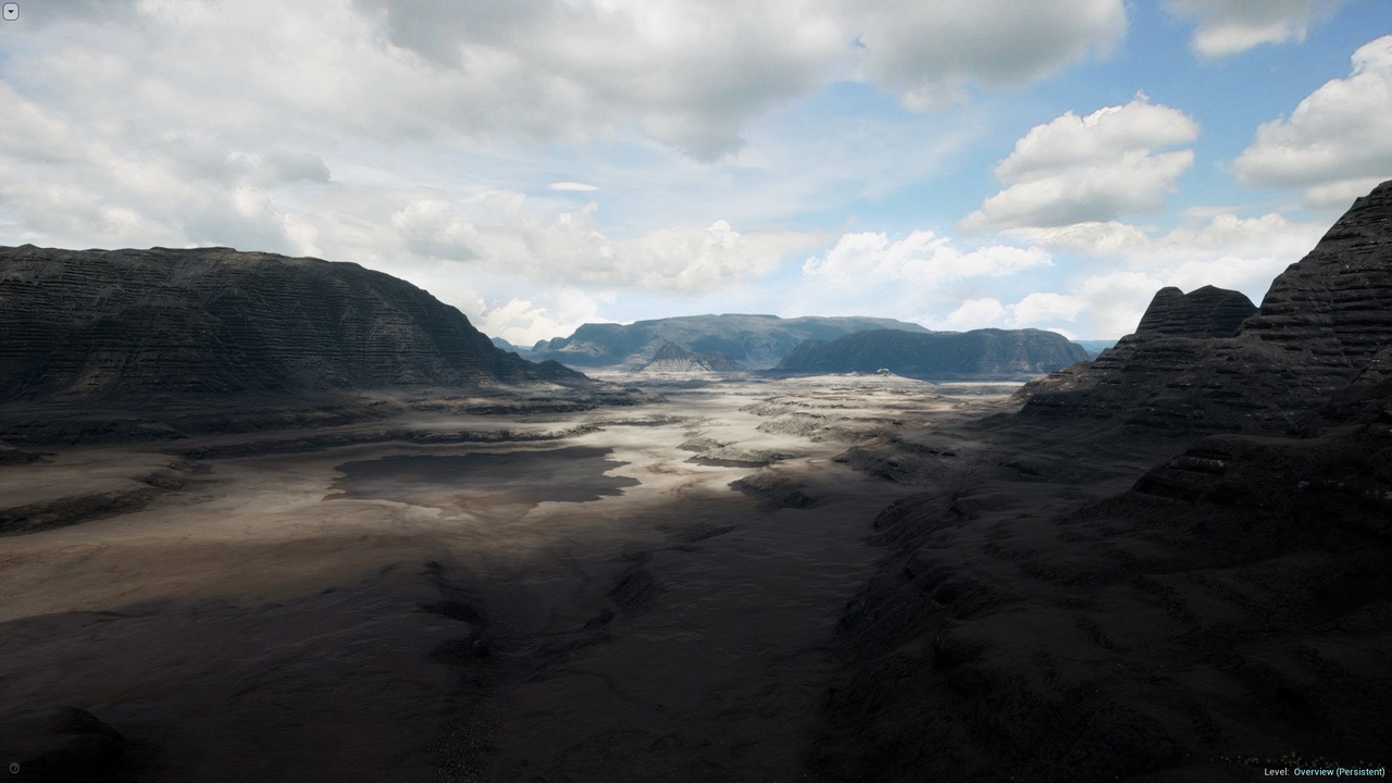【UE虚幻资源】荒漠平顶山景观-Mesas Landscape-IMAXCG
