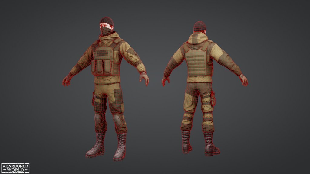 图片[17]-【UE虚幻资源】军事雇佣兵匪徒组合包-Military Mercenary Bandit-IMAXCG
