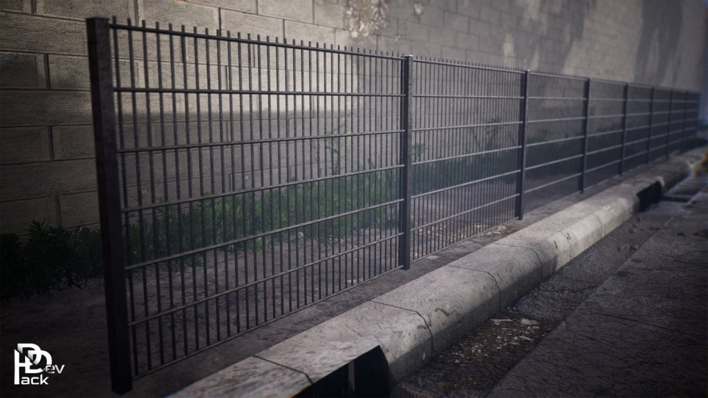 图片[3]-【UE虚幻资源】模块化栅栏-Modular Fences / 54 Assets-IMAXCG