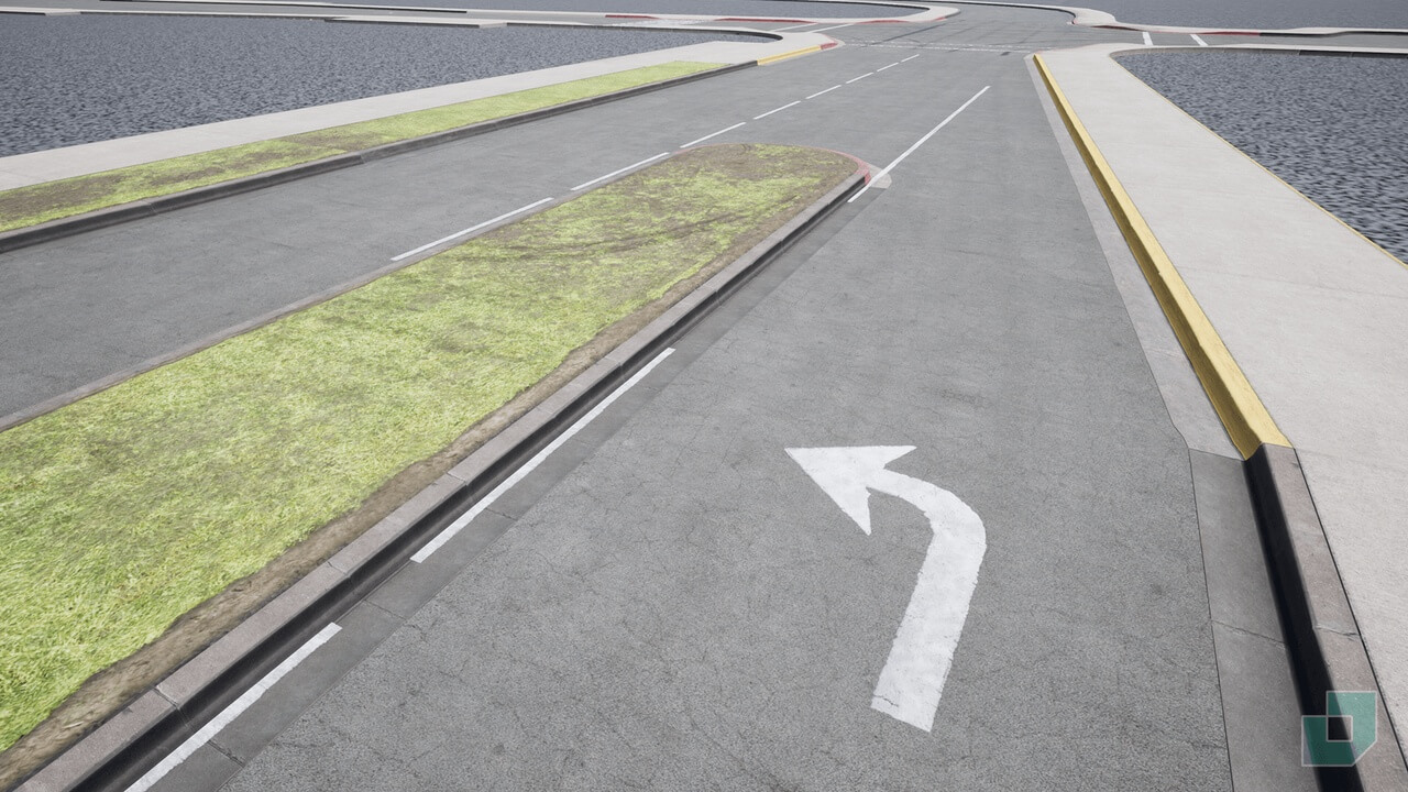 【UE虚幻资源】模块化道路包-Modular Roads Pack-IMAXCG
