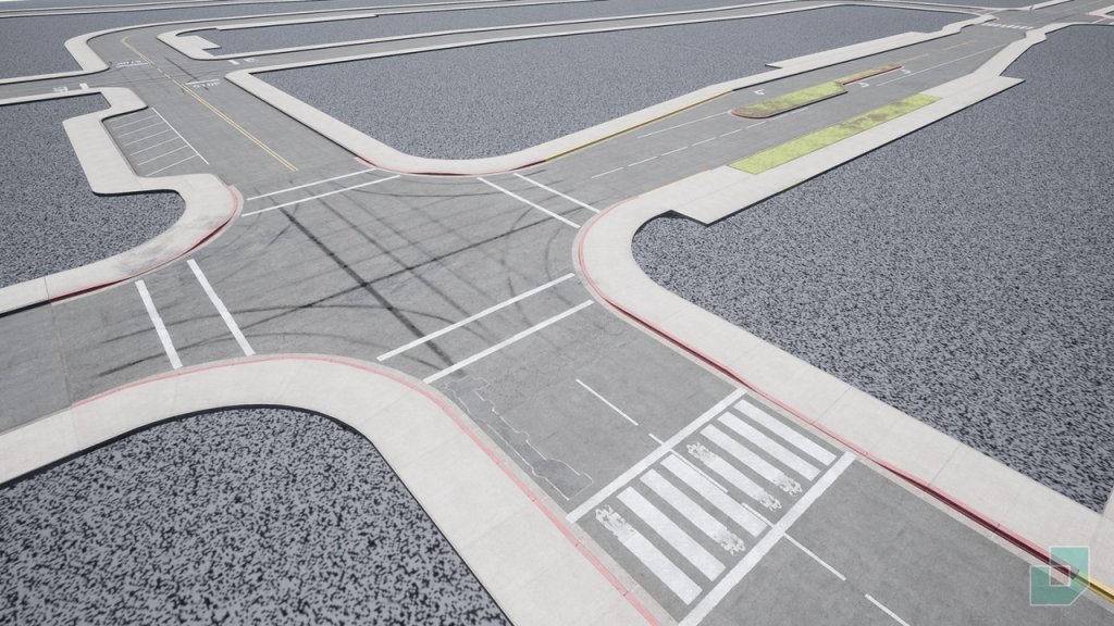 图片[2]-【UE虚幻资源】模块化道路包-Modular Roads Pack-IMAXCG