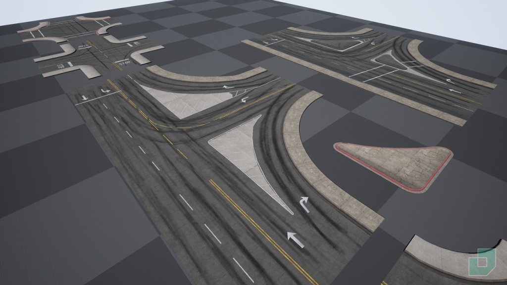 图片[8]-【UE虚幻资源】模块化道路包-Modular Roads Pack-IMAXCG