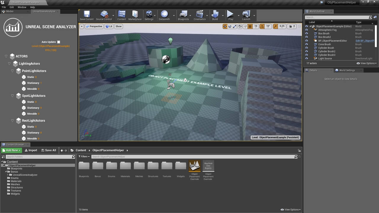 【UE虚幻资源】物体放置助手-Object Placement Helper-IMAXCG