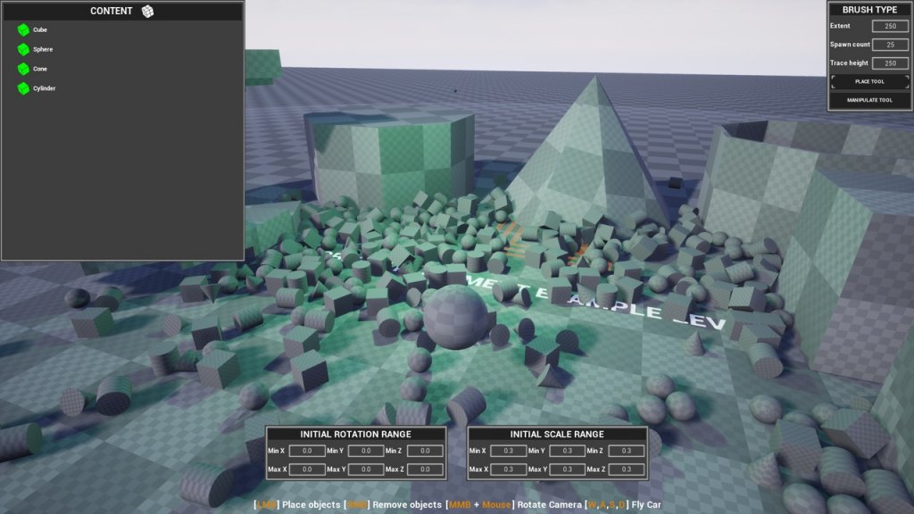 图片[2]-【UE虚幻资源】物体放置助手-Object Placement Helper-IMAXCG