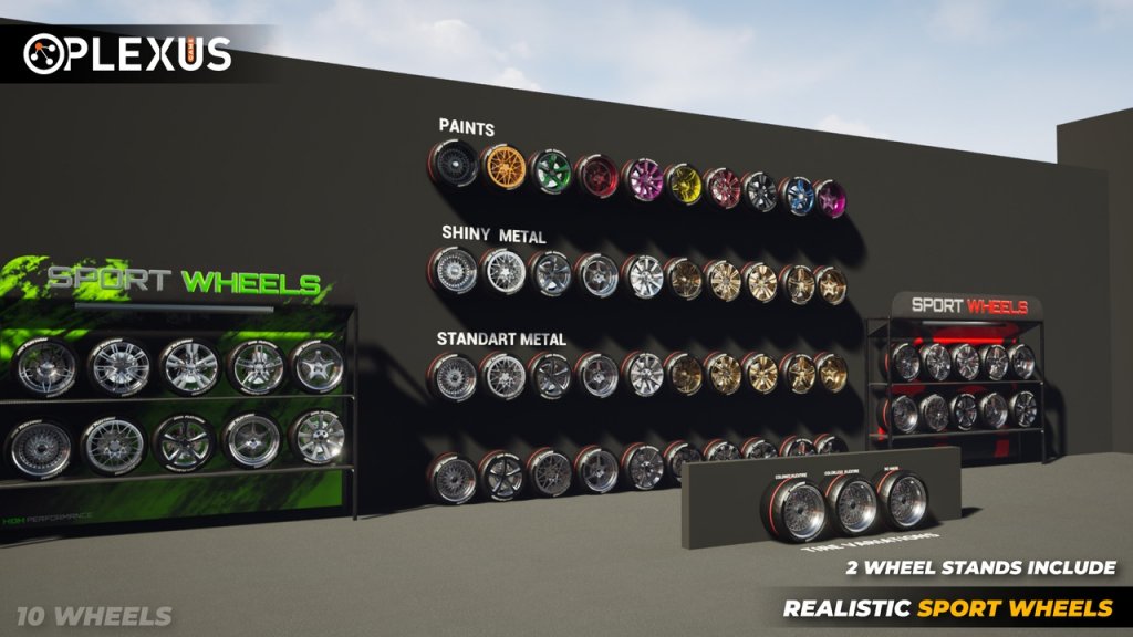 图片[12]-【UE虚幻资源】逼真运动轮毂2-Realistic Sport Wheels 2 – Unreal Engine-IMAXCG