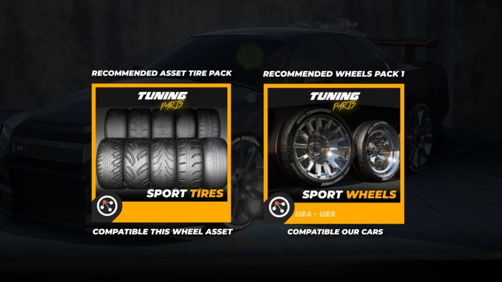 图片[4]-【UE虚幻资源】逼真运动轮毂2-Realistic Sport Wheels 2 – Unreal Engine-IMAXCG
