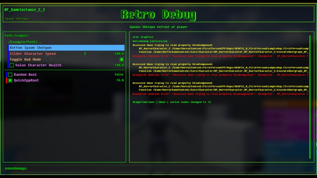 图片[8]-【UE虚幻资源】经典风格调试工具-RetroDebug-IMAXCG
