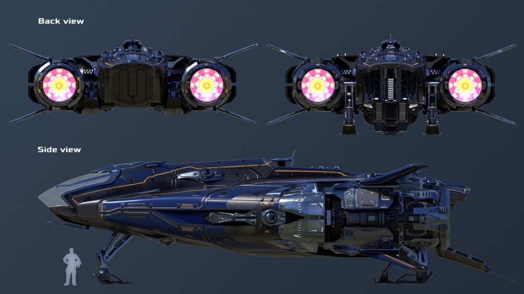 图片[10]-【UE虚幻资源】宇宙飞船-Stellar Phoenix Shuttle – Spaceship With Controller-IMAXCG