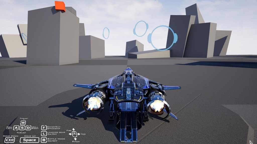 图片[2]-【UE虚幻资源】宇宙飞船-Stellar Phoenix Shuttle – Spaceship With Controller-IMAXCG
