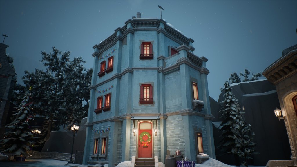 图片[1]-【UE虚幻资源】风格化冬季城市-Stylized winter city environment-IMAXCG