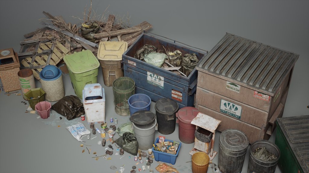 图片[12]-【UE虚幻资源】城市街道垃圾 Vol. 1-Trash VOL.1 – City Streets (Nanite and Low Poly Versions)-IMAXCG
