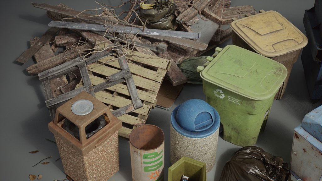 图片[13]-【UE虚幻资源】城市街道垃圾 Vol. 1-Trash VOL.1 – City Streets (Nanite and Low Poly Versions)-IMAXCG
