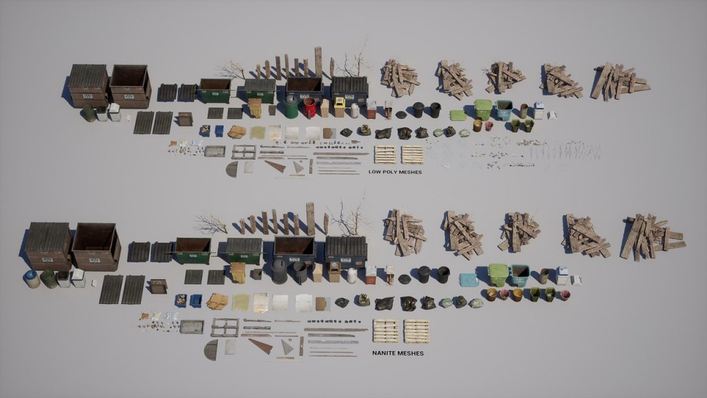 图片[15]-【UE虚幻资源】城市街道垃圾 Vol. 1-Trash VOL.1 – City Streets (Nanite and Low Poly Versions)-IMAXCG