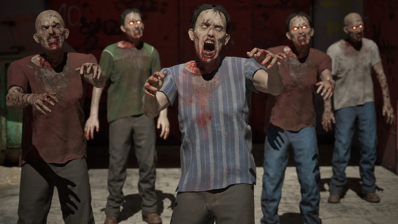 【UE虚幻资源】穿T恤的僵尸-Zombie with T-Shirt-IMAXCG