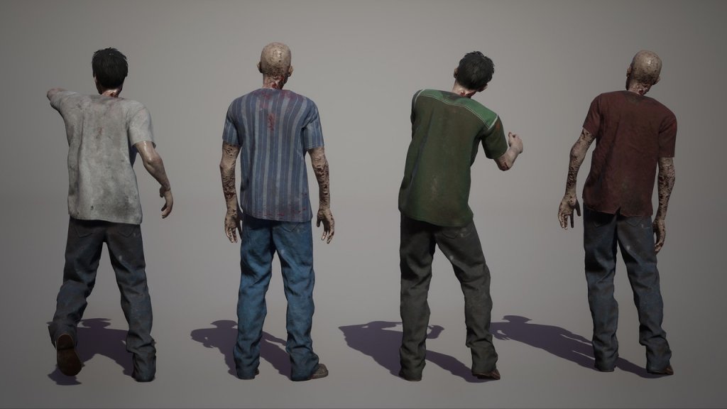 图片[9]-【UE虚幻资源】穿T恤的僵尸-Zombie with T-Shirt-IMAXCG