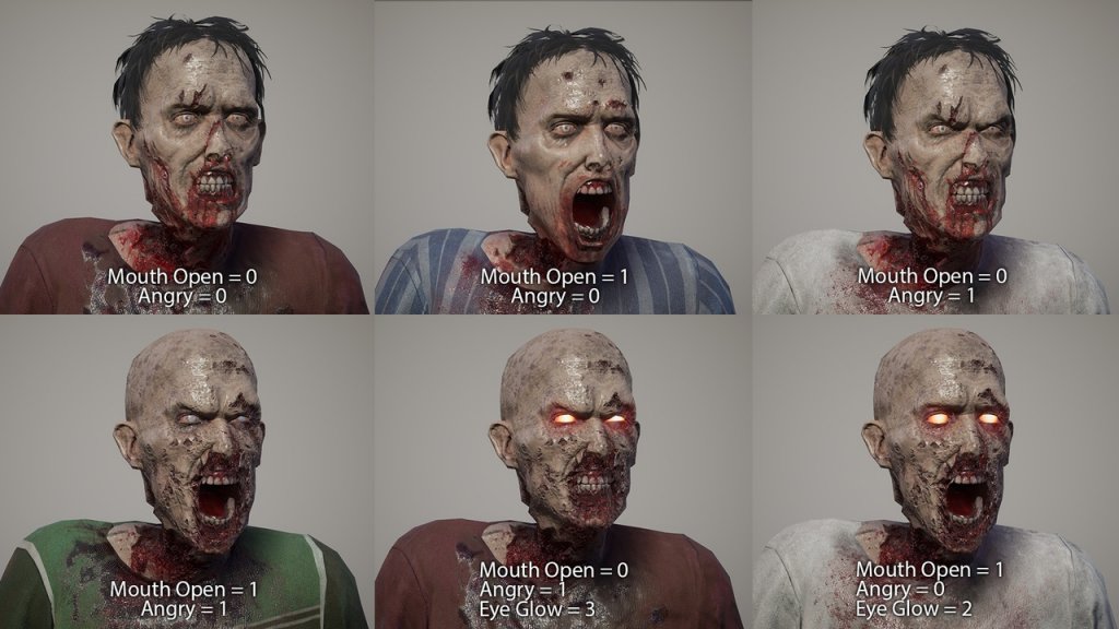 图片[4]-【UE虚幻资源】穿T恤的僵尸-Zombie with T-Shirt-IMAXCG