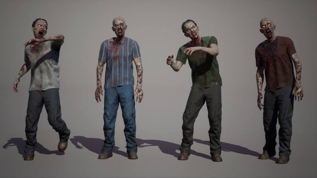 图片[8]-【UE虚幻资源】穿T恤的僵尸-Zombie with T-Shirt-IMAXCG