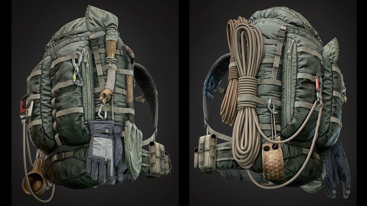 【UE虚幻资源】背包、行囊与生存工具包-Bags, Backpack & Survival Kit-IMAXCG