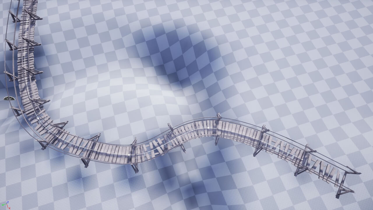 【UE虚幻资源】桥梁样条曲线包-Bridge Spline Pack-IMAXCG