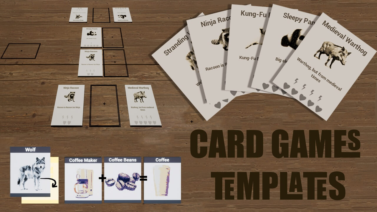 【UE虚幻资源】卡牌游戏模板-Card Games Templates-IMAXCG