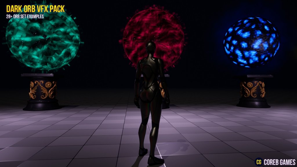 图片[1]-【UE虚幻资源】暗黑宝珠特效包-Dark Orb VFX Pack-IMAXCG