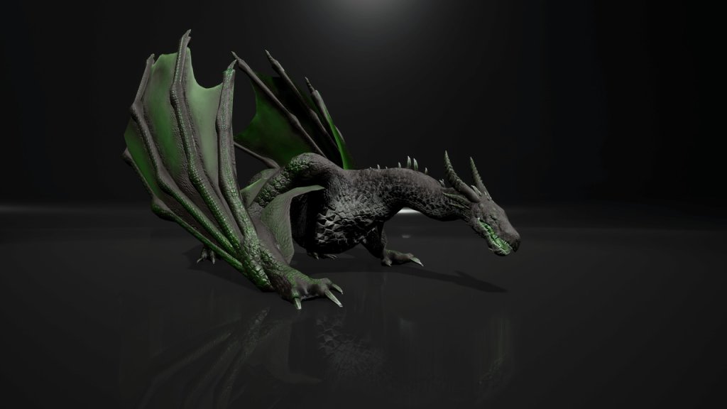 图片[1]-【UE虚幻资源】飞龙资源包-Dragon (Wyvern)-IMAXCG