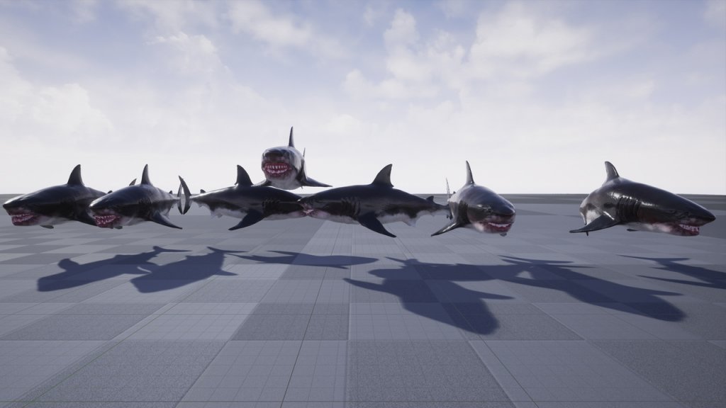 图片[5]-【UE虚幻资源】大白鲨模型带动画-Great White Shark Model and 7 Animations-IMAXCG