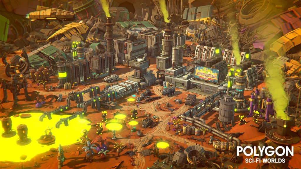 图片[11]-【UE虚幻资源】低多边形科幻世界资产包-POLYGON – Sci-Fi Worlds – Low Poly Characters, Modular Environments, Vehicles-IMAXCG