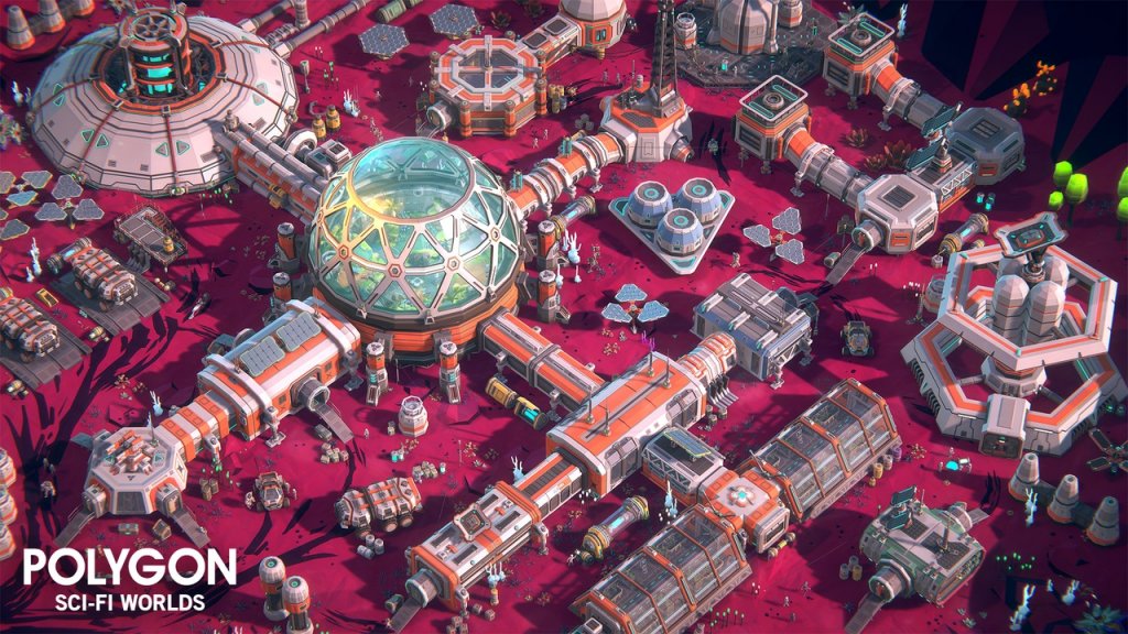 图片[1]-【UE虚幻资源】低多边形科幻世界资产包-POLYGON – Sci-Fi Worlds – Low Poly Characters, Modular Environments, Vehicles-IMAXCG