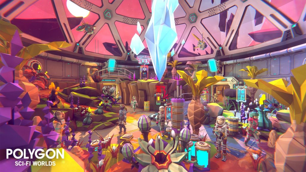 图片[3]-【UE虚幻资源】低多边形科幻世界资产包-POLYGON – Sci-Fi Worlds – Low Poly Characters, Modular Environments, Vehicles-IMAXCG