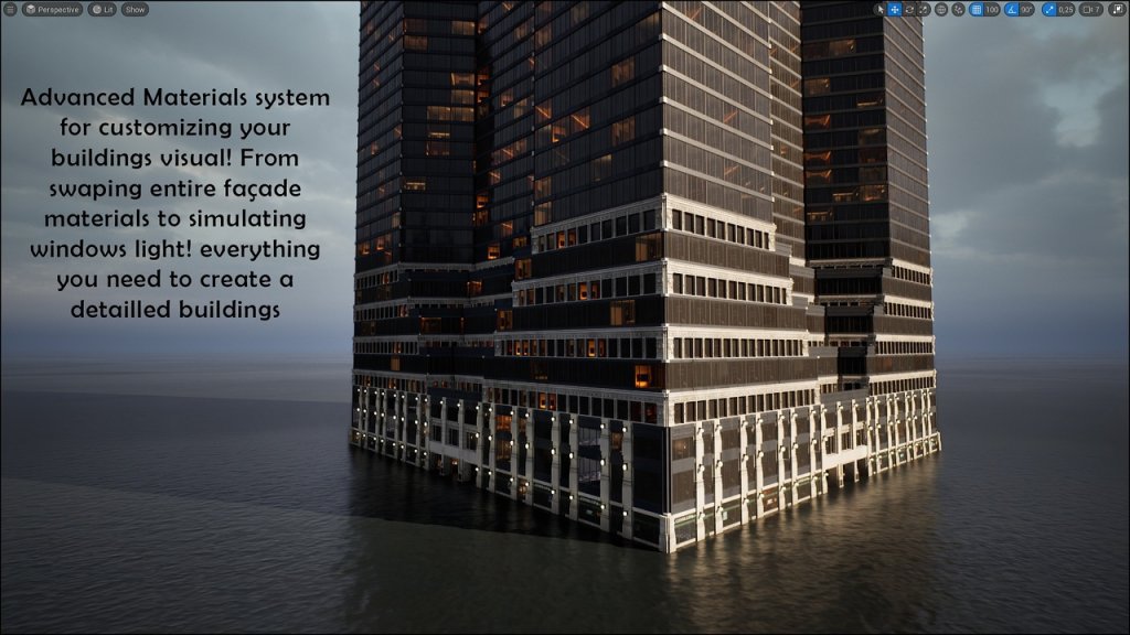 图片[4]-【UE虚幻资源】程序化建筑生成器专业版-Procedural Building Generator Pro-IMAXCG