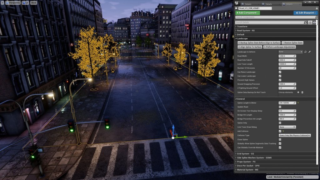 图片[2]-【UE虚幻资源】程序化道路生成器-Procedural Road Generator-IMAXCG