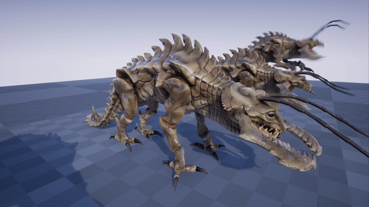 【UE虚幻资源】科幻生物角色包-SCI FI: LUCANOPS-IMAXCG