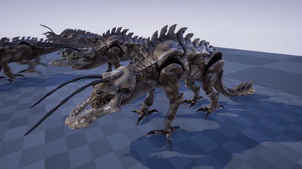图片[1]-【UE虚幻资源】科幻生物角色包-SCI FI: LUCANOPS-IMAXCG