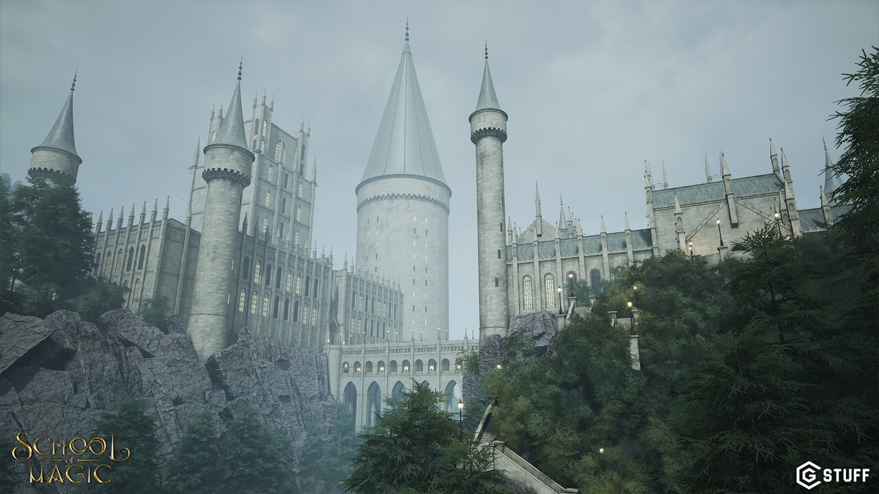 【UE虚幻资源】魔法学校场景-School of Magic-IMAXCG